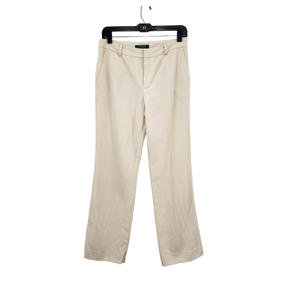 Lauren Ralph Lauren Women's 100% Wool Straight Leg Pants - 6P